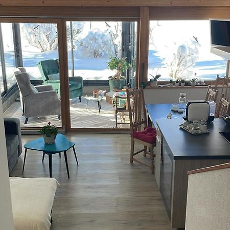 Studio Dans Un Chalet Avec Jardin Privatif Leysin Exteriör bild