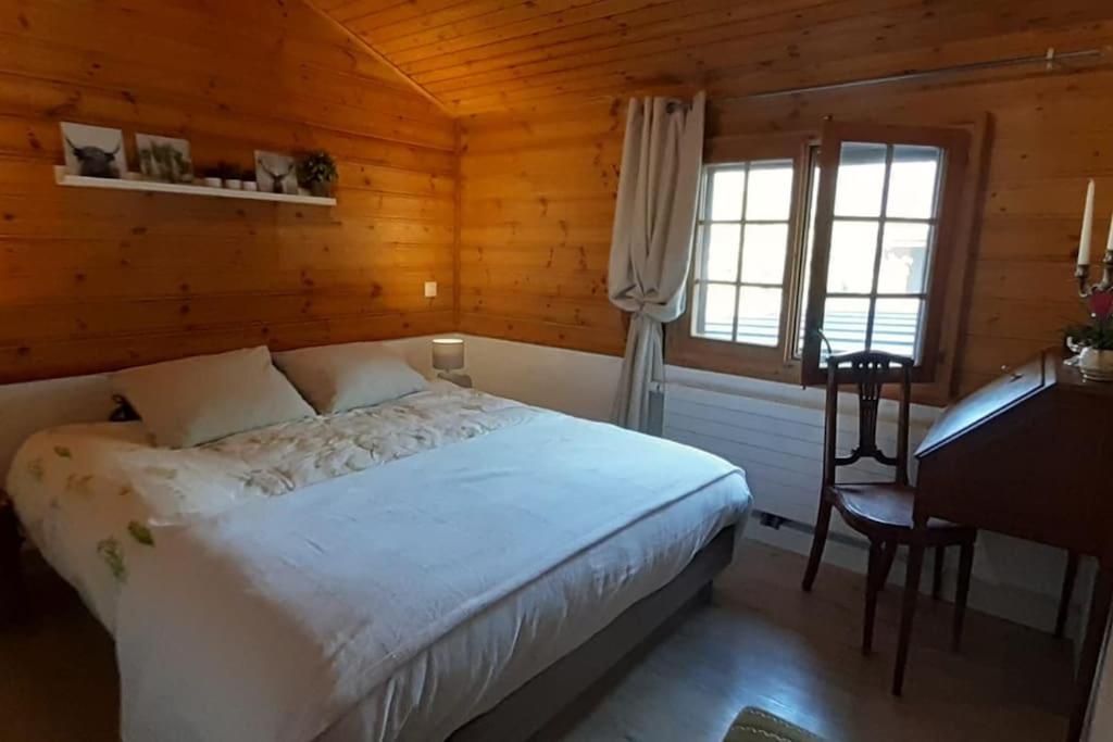 Studio Dans Un Chalet Avec Jardin Privatif Leysin Exteriör bild